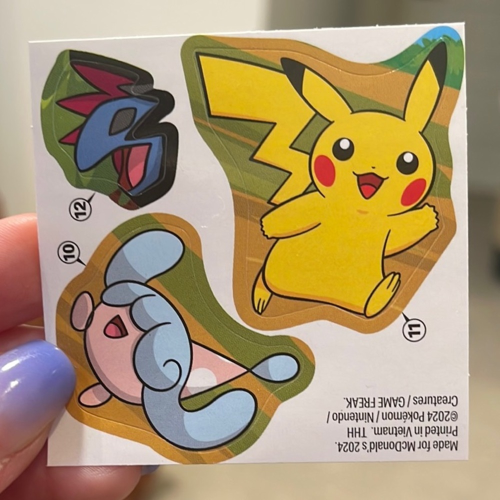 Brand NEW Sealed Pokémon Trading Cards + Charizard Activity Sheet + Stickers McD - Picture 8 of 8